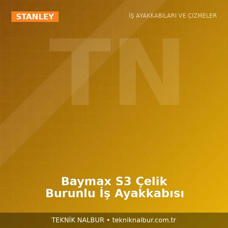 Baymax S3 Çelik Burunlu İş Ayakkabısı