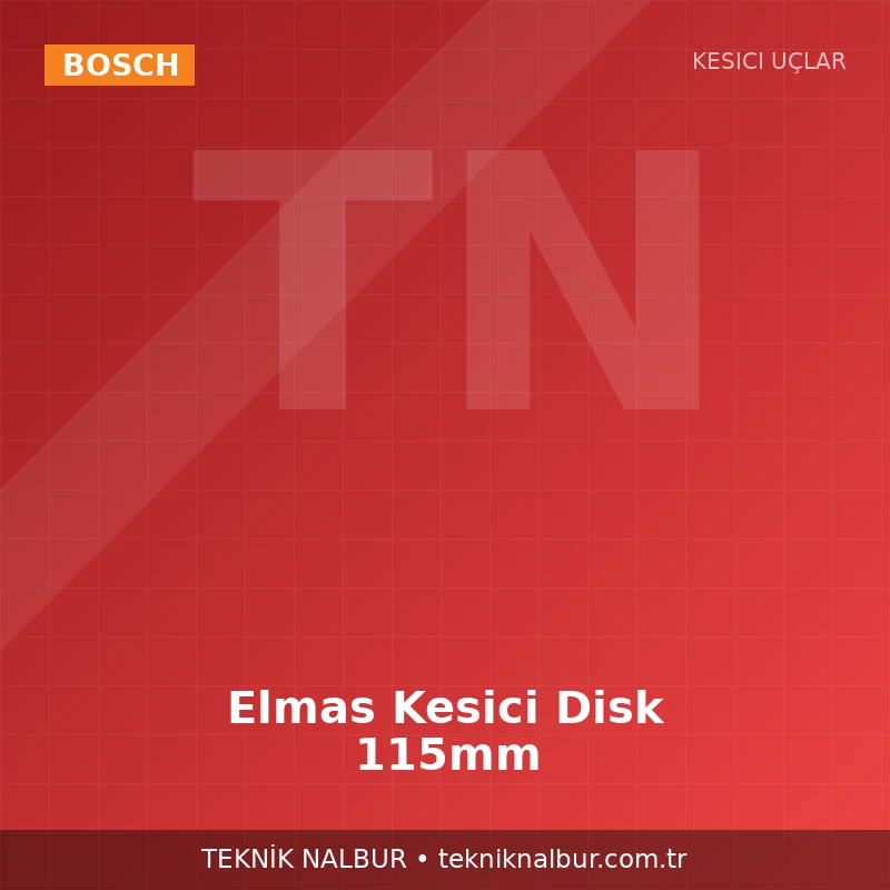 Elmas Kesici Disk 115mm
